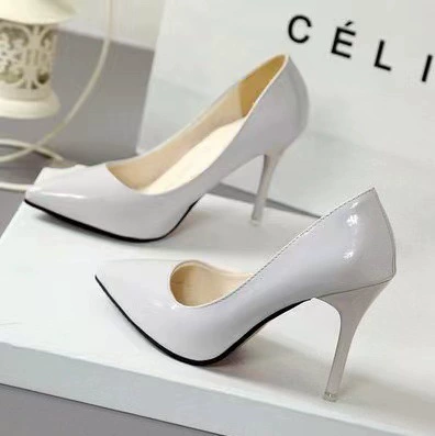 Туфли-лодочка на шпильке с pointed toe, европейский стиль, каблук 7 см и 10 см, размеры 34–44, многоцветные