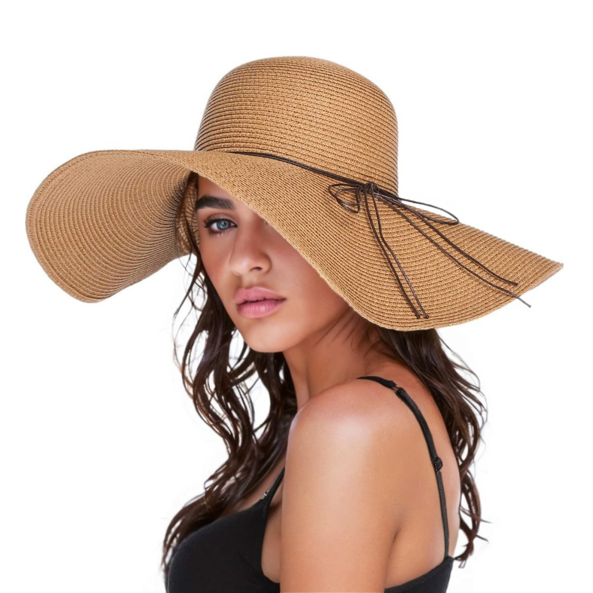 Mujeres Estilo Vintage Hawaiano Tropical Nudo De Lazo Grandes Aleros Sombrero De Copa display picture 4