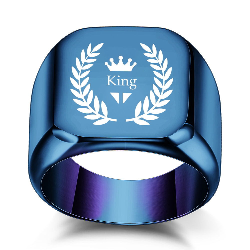 17g Weight Rings Classification 5, 6, 7 Ring Size 1 Piece Quantity Party, Street Occasion Titanium Steel Material Solid Color Pattern All Seasons Season Men's Gender Plating Design Hip-Hop, Simple Style Style Hip-Hop Simple Style Solid Color Titanium Steel Plating Men's Rings Men Band Rings 3