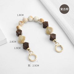 アクリルチェーンのバッグの装飾は、肩ベルトを持って樹脂チェーンを持っています。