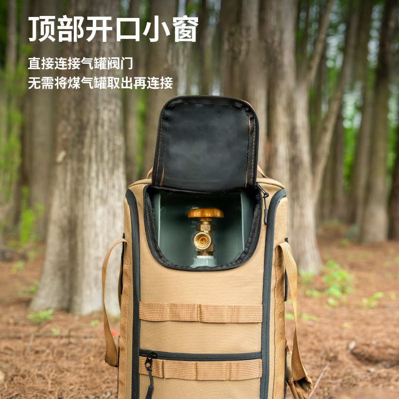 屋外キャンプ液化ガスタンク収納袋ポータブル日焼け止めガスタンクカバーガスボンベ肥厚衝突防止保護カバー|undefined