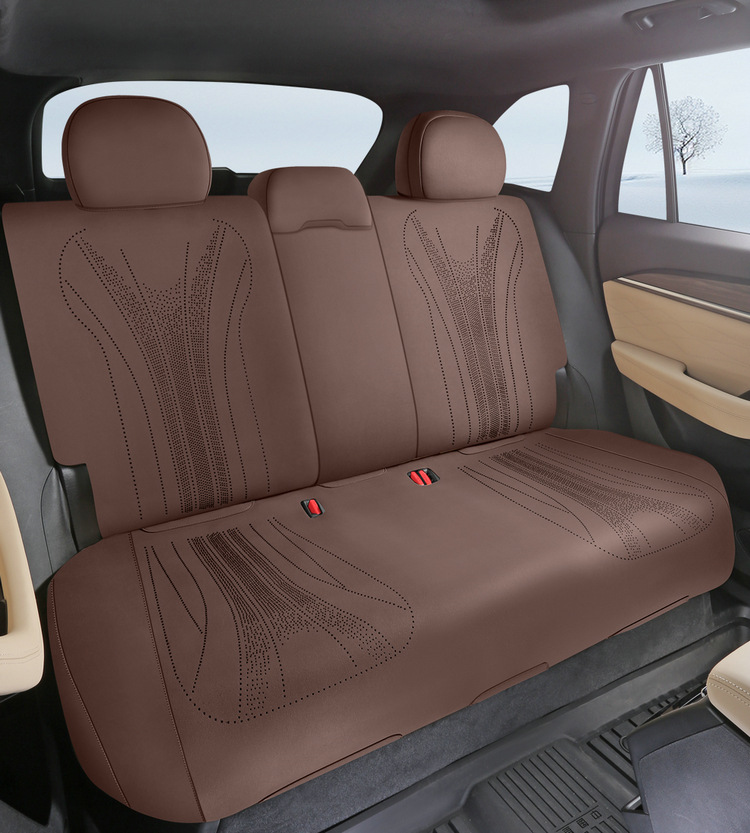2026 Geely Xingyue L Saddle Pad Seat Cover Half-Cover Oriental Obsidian Seat Cover Suede Car Seat Cushion for All Seasons