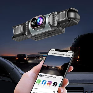 Overseas Version 4-Camera Dash Cam 1080P HD Infrared Night Vision Car Loop Recording Device