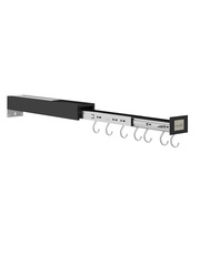 Wholesale Kitchen Cabinet Sliding Pot Holder Rack Storage Cabinet Extended Sliding Shelf Wardrobe Bag Hook