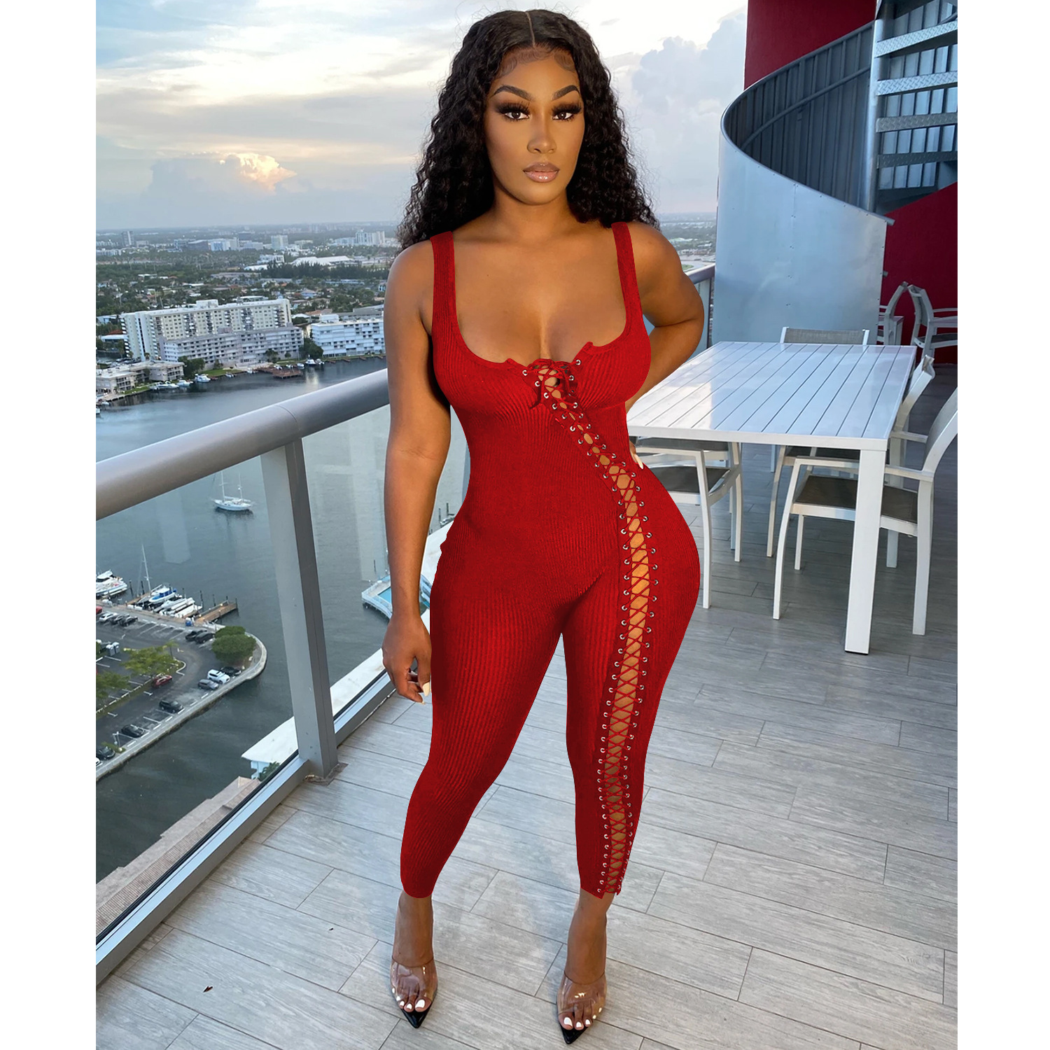 C5245 Amazon AliExpress Ebay Europa y América de moda de mujer verano nuevo sexy correa hueco junk