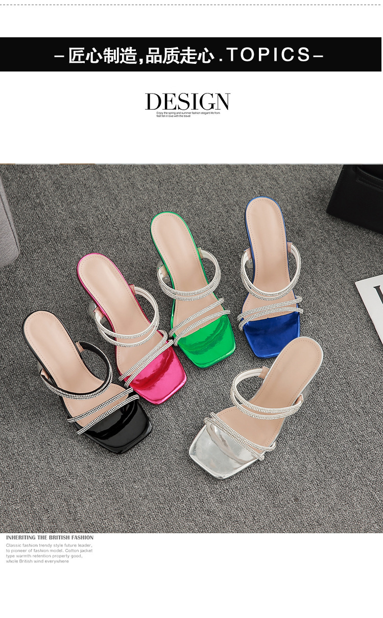 F8799 750K GIÀY DÉP LÊ NỮ GUATDU BIG SIZE NGOẠI CỠ GẮN ĐÁ MÙA HÈ PHONG CÁCH ÂU MỸ GIÀY DÉP NỮ G02 SẢN PHẨM MỚI