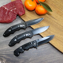 高硬度多功能户外刀不锈钢刀具户外折叠小刀防身刀军刀便携式折刀