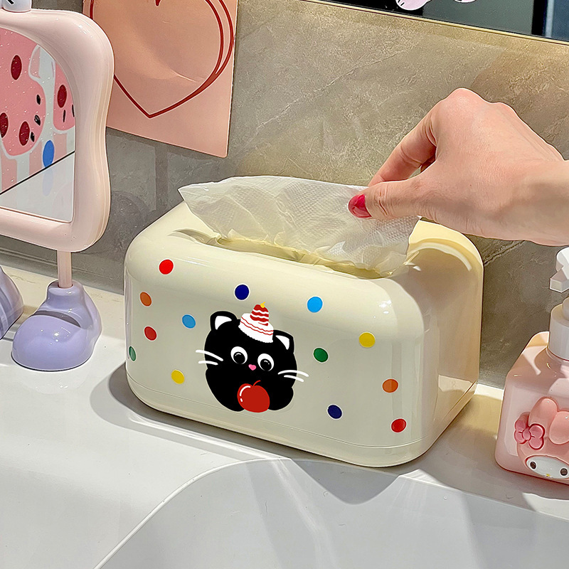 奶油纸巾盒茶几卧室新款抽纸盒家用客厅卫生间带弹簧桌面餐巾纸盒|undefined