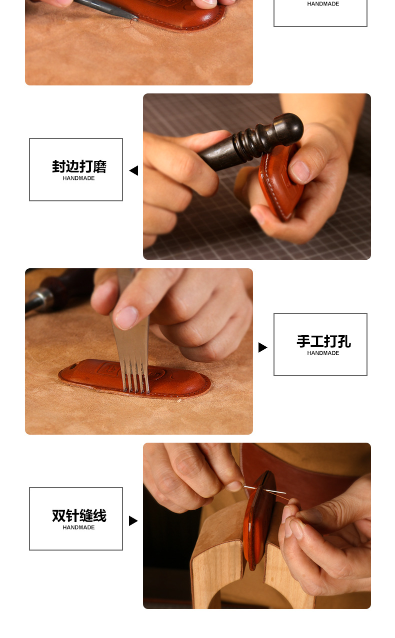 Suitable for Harley SportsterS Pan American SportsterS Leather Key Case Night Walker Modified Cow Leather Case Vintage