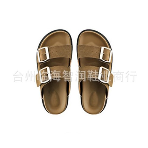 Women's Cross-border International Trade Large Size Thick Sole Slippers 2024 Autumn New French Casual Soft Sole One-piece Slippers