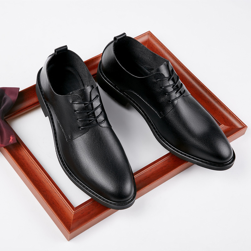 2026 New Spring/Summer Formal Leather With Internal Height Increase, Business Casual Men's Shoes, Youth Comfortable Sole_vogvips.com