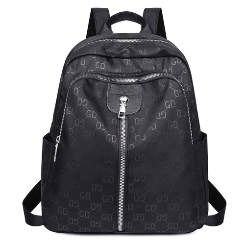 Women's Double Shoulder Bag  New Fashion Leisure Travel Backpack Oxford Cloth Large Capacity Ladies Bag Letter Print