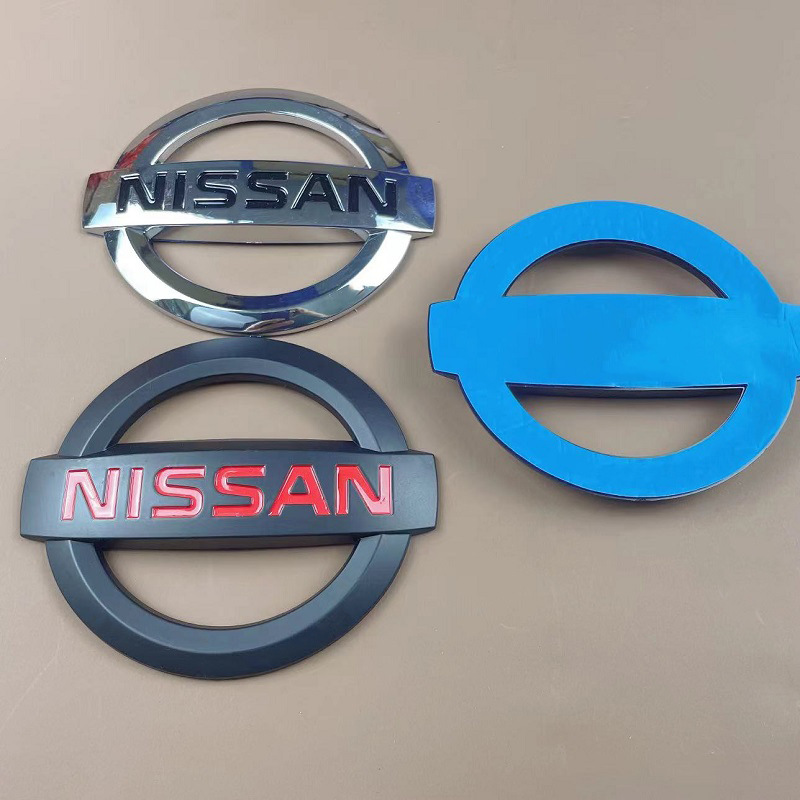 Suitable for Nissan Car Logo, New Sylphy, Teana, X-Trail, Tiida, Sunny, Qashqai, Front and Rear Car Logo Modification Stickers, Steering Wheel Logo