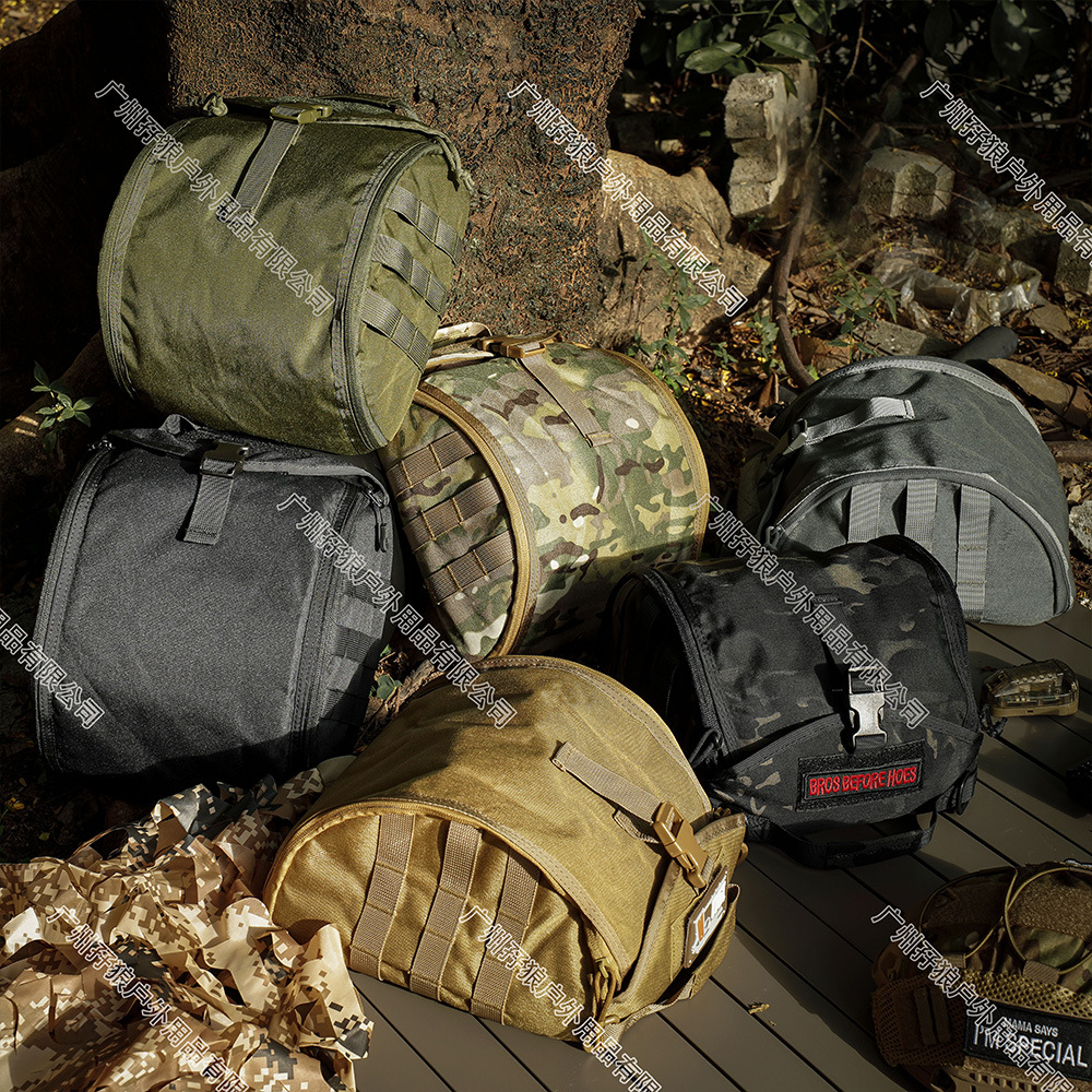 Ready-Made Outdoor Mountaineering Helmet Bag, Portable Anti-Awning Bag, Equipment Survival Bag, Medical Bag, Waist Bag