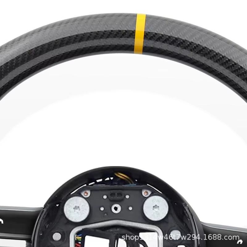 Suitable for Mercedes-Benz Amg Sports Steering Wheel with Genuine Leather and Multi-Function Buttons, Modified and Upgraded, Directly Supplied by the Manufacturer