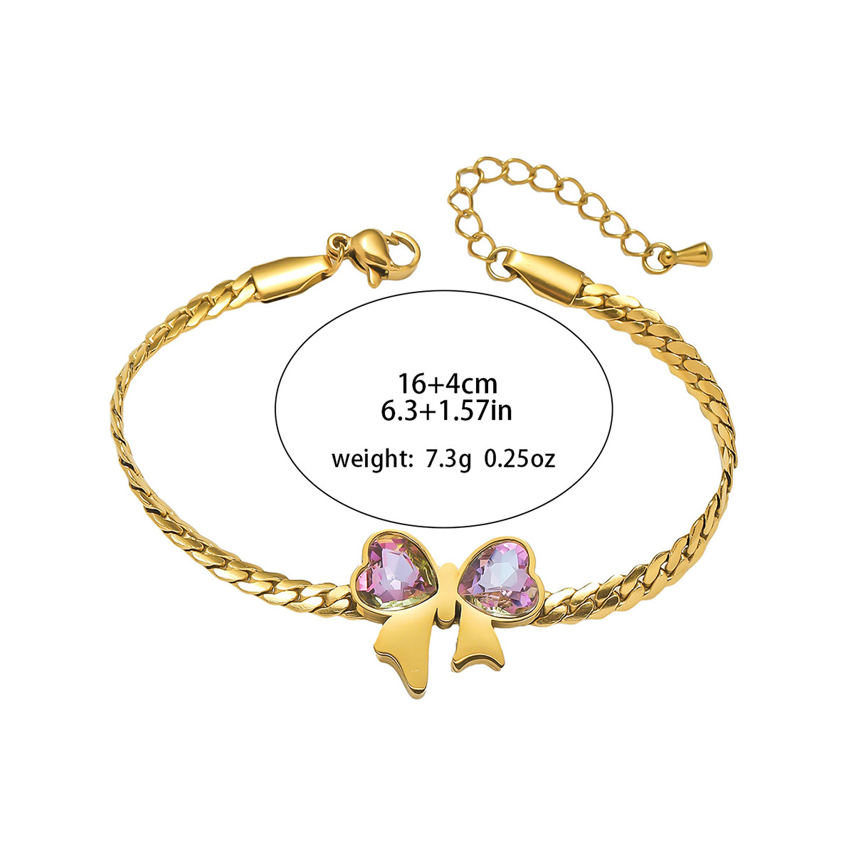Ladies Titanium Steel Bracelet Hypoallergenic Fashion Accessory_voghion.com