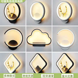 跨境led室内卧室床头壁灯客厅高级感中山灯具阳台走廊过道楼梯灯