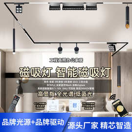 磁吸轨道灯4000K欧司朗光源遥控Zigbee智能已接入米家APP集控24V