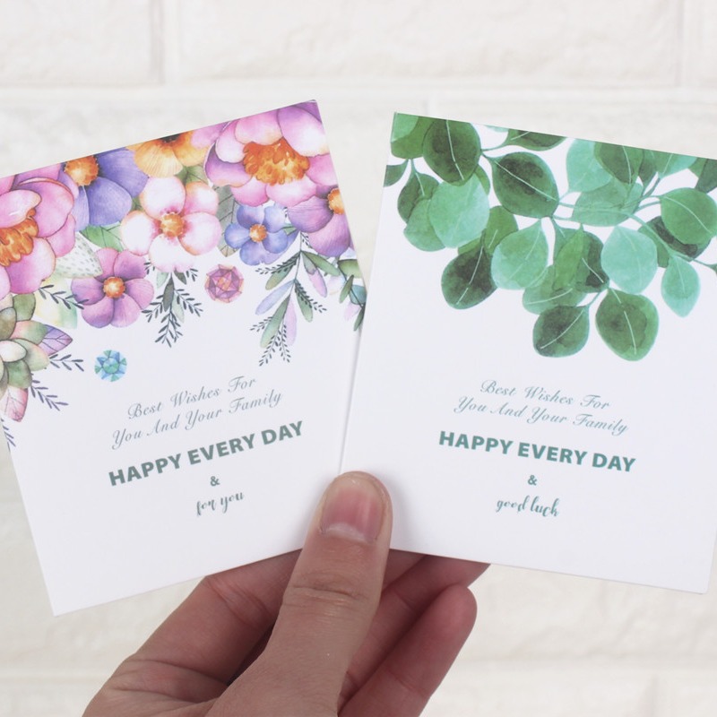 Corea del Sur mini tarjeta de felicitación creativa de dibujos animados lindo regalo de negocios tarjeta de felicitación bendición tarjeta pequeña tarjeta de mensaje al por mayor