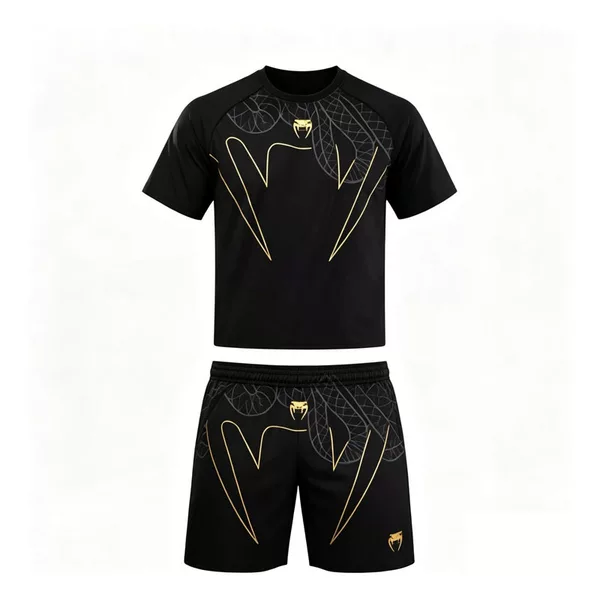 Men's Sports Quick-Dry T-Shirt Venom Style Fitness Wear MMA Fighting Training Clothes High Elasticity Breathable Sweat-Wicking Running Wear