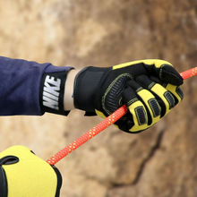 qzb安索户外登山攀岩手套防滑耐磨运动手套攀爬攀登速降手套