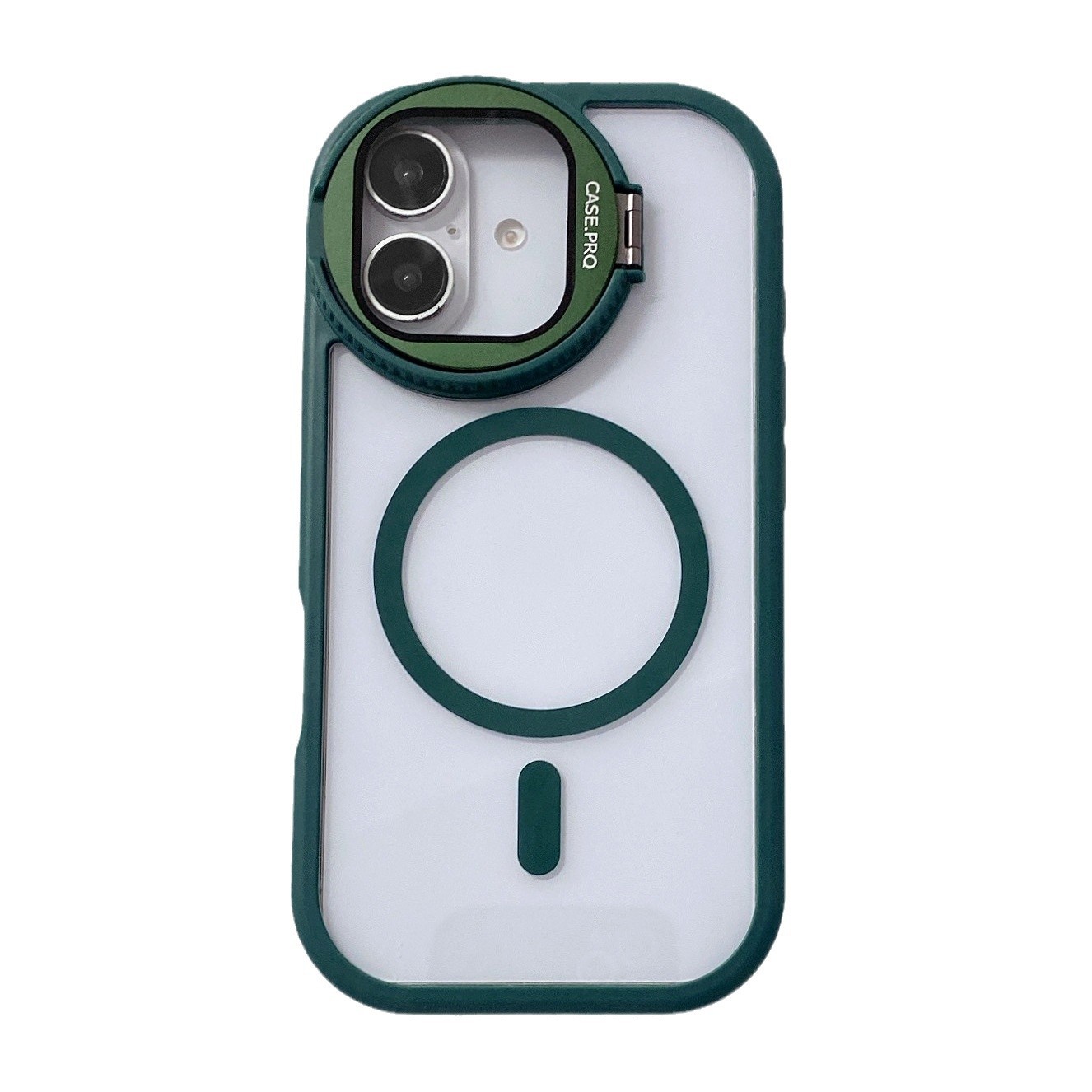 Funda Magnética para iPhone 17, Nueva Cubierta de Lente de Vidrio con Marco Metálico de Monstruito para Apple 15