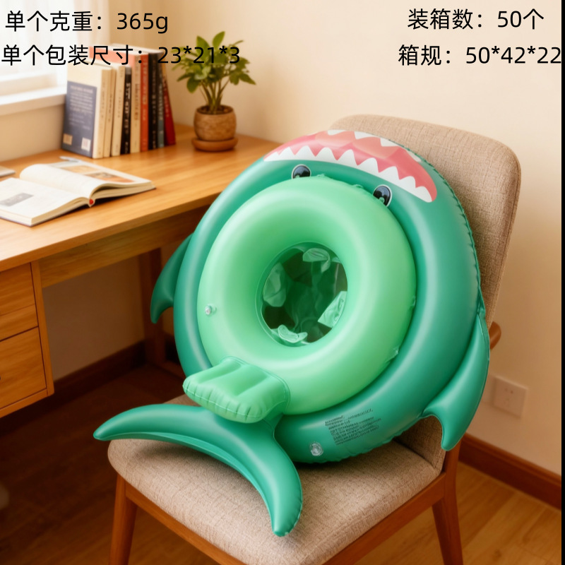 Pvc子供の日よけの大きい輪の浮き輪のハンドルの自動車のボートの輪の空気入れのベルトの取っ手の厚い水遊びのボート