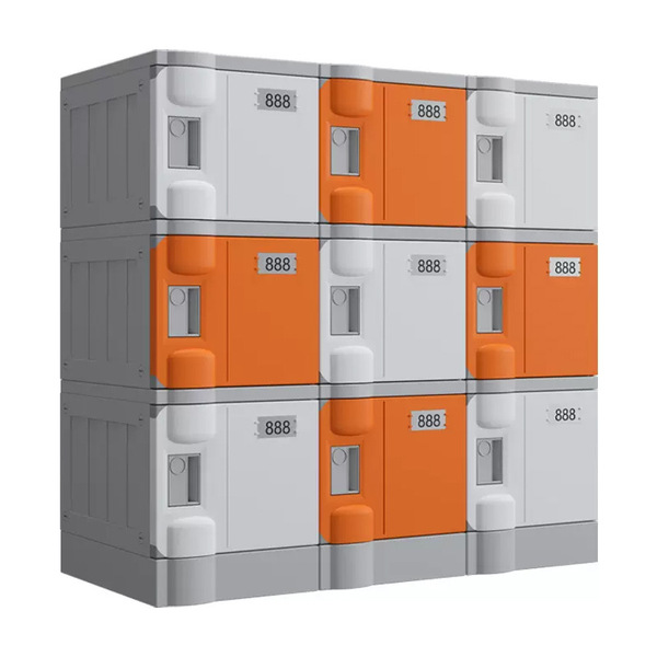 Plastic storage system for gym