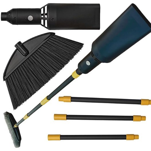 Blow-Suction Integrated Broom Sweeping Mop Hand-Held Cordless Broom Powerful Electric Brush Long-Lasting Cordless Broom