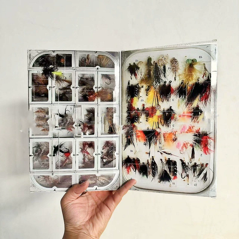 Границы кросс-бордер FLY FISHERMAN's Advent Calendar 20124 Рождественский календарь рыбалки падающий календарь