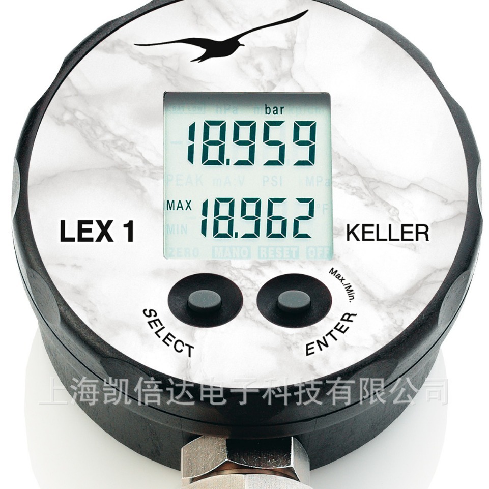 供应KELLER LEX1超高精度5位数字压力表精准精密传感器数显