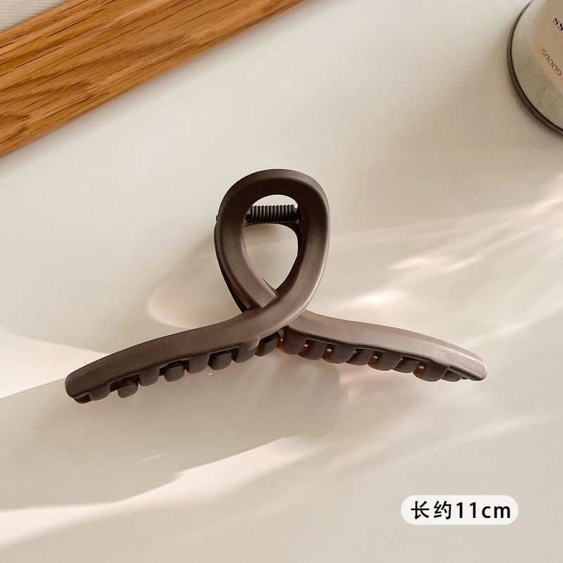 Nuevo clip de celebridad en línea elegante clip de tiburón elegante horquilla de Cabeza trasera grande clip coreano horquilla accesorios para el cabello al por mayor