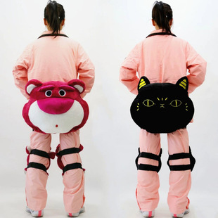 Ski Hip Protection Anti-fall Small Turtle Butt Pad Single Board Roller Skating Equipment Adult Children Cartoon Knee Pad Elbow Pad Kong Ming