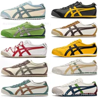 Чистые оригинальные мужские и женские кроссовки Onitsuka Tiger класса MEXICO 66, плоская износостойкость, противоскользящие повседневные кроссовки Forrest