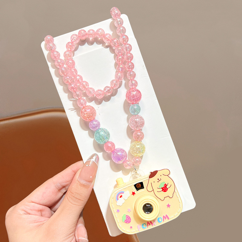 둥근구슬 강아지 프로젝션 목걸이 및 팔찌 [2종세트]