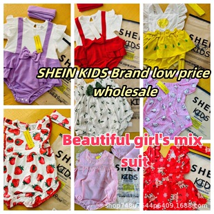 �羳 SHEIN KIDS Ʒ�� ���ğ��uŮͯ���b ��Ƥ�D�� ��ܛ���m�̓r