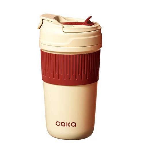Caka TeaKa Handheld High-Temperature Resistant Ceramic Inner Tank Insulated Cup Portable 316 Stainless Steel Coffee Cup Tea Cup