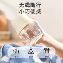 品牌无线电电动蒜泥打蒜器捣蒜辣椒厨房家用绞肉机小型辅食机厂家