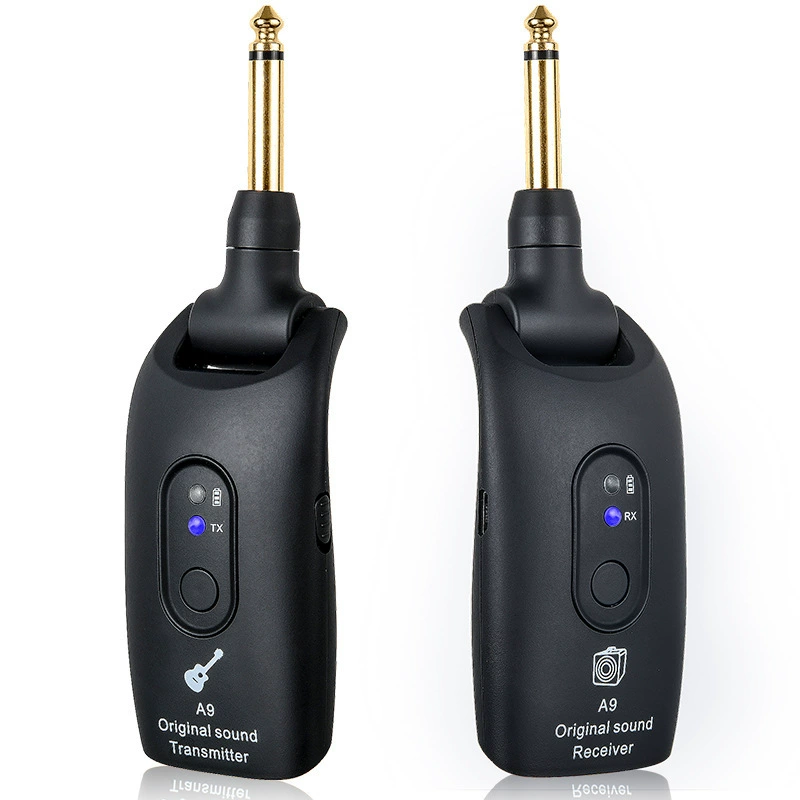 2.4G guitar no receiver launcher hair tube electric guitar wireless transmission system low interference low power consumption