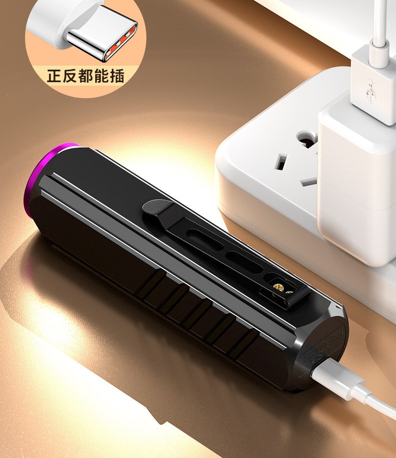 Mingjiu 365Nm Purple Light Lamp for Detecting Fluorescent Agents Uv Lamp Ultraviolet Flashlight Vegetable and Fruit Testing Pen