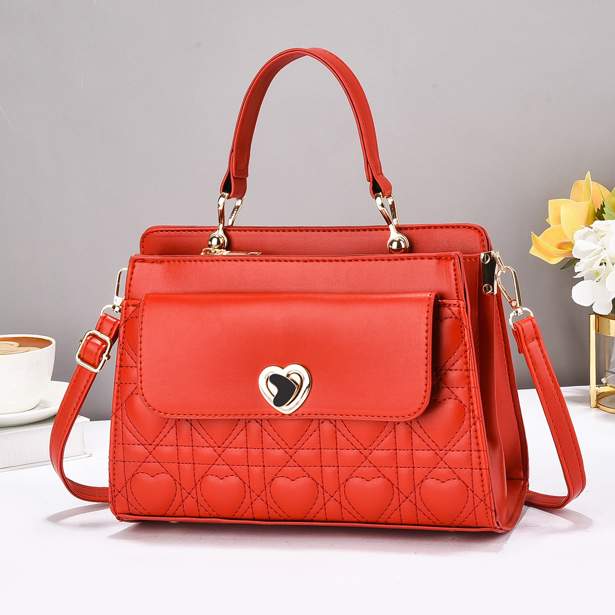 Hermoso bolso de hombro 2025, bolso de mujer, bolso grande, temperamento de mujer, nuevo bolso coreano, mujer universal