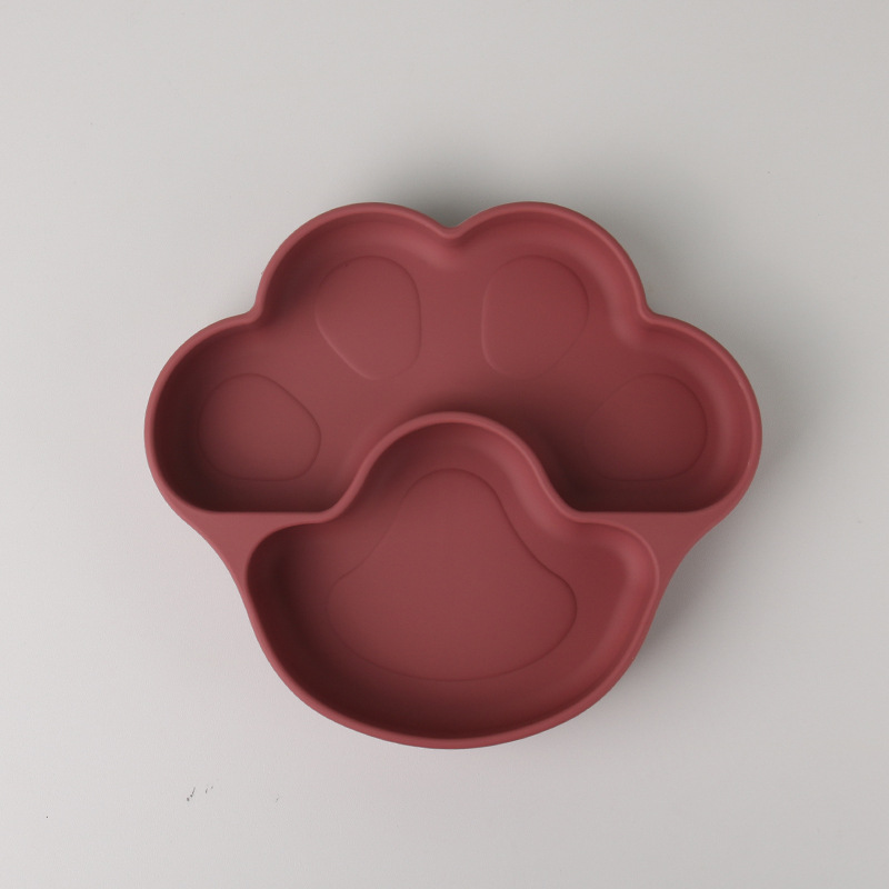 Burgundy dinner plate