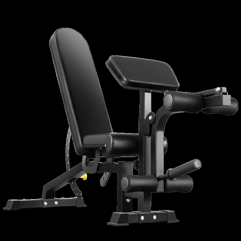Profesional dumbbell banco comercial Flying Bird supina plana entrenamiento fitness plegable silla romana kick equipo para el hogar