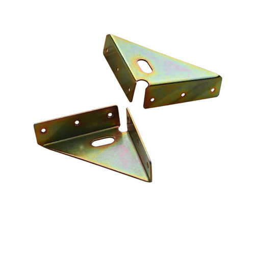 Bed Corner Bracing, Thickened Three-Sided Trapezoid Fixed Heavy Duty Lifting Bracket Corner Iron Connector, Manufacturer Wholesale