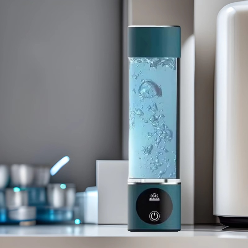 Taza de agua electrolítica de hidrógeno de moda de separación de oxígeno, mini taza de regalo portátil, taza de agua rica en hidrógeno de alta concentración de iones