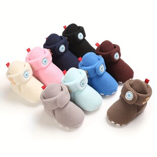 E 52464 Baby Fleece Snow Boots �냺�ӽqѩ�،W��Ь�羳��