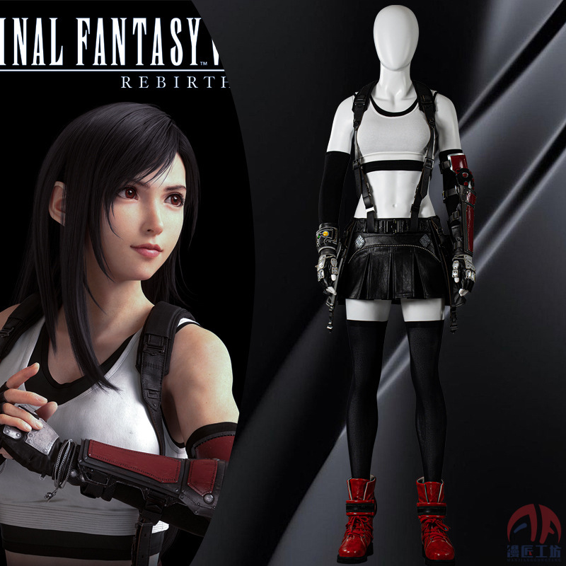 Western Craftsman Final Fantasy 7: Re-plate Tiffany cos Full Vest cosplay M20240013