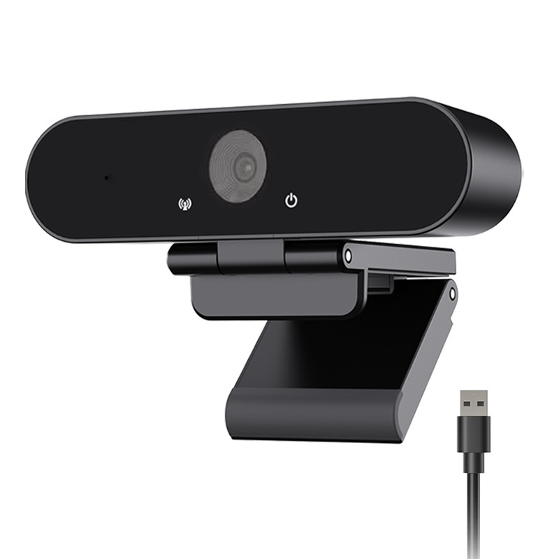 4K Ultra-Clear Wide-Angle USB Computer Camera for Live Streaming, Online Classes, Video, and Voice, External Camera for Desktop and Laptop