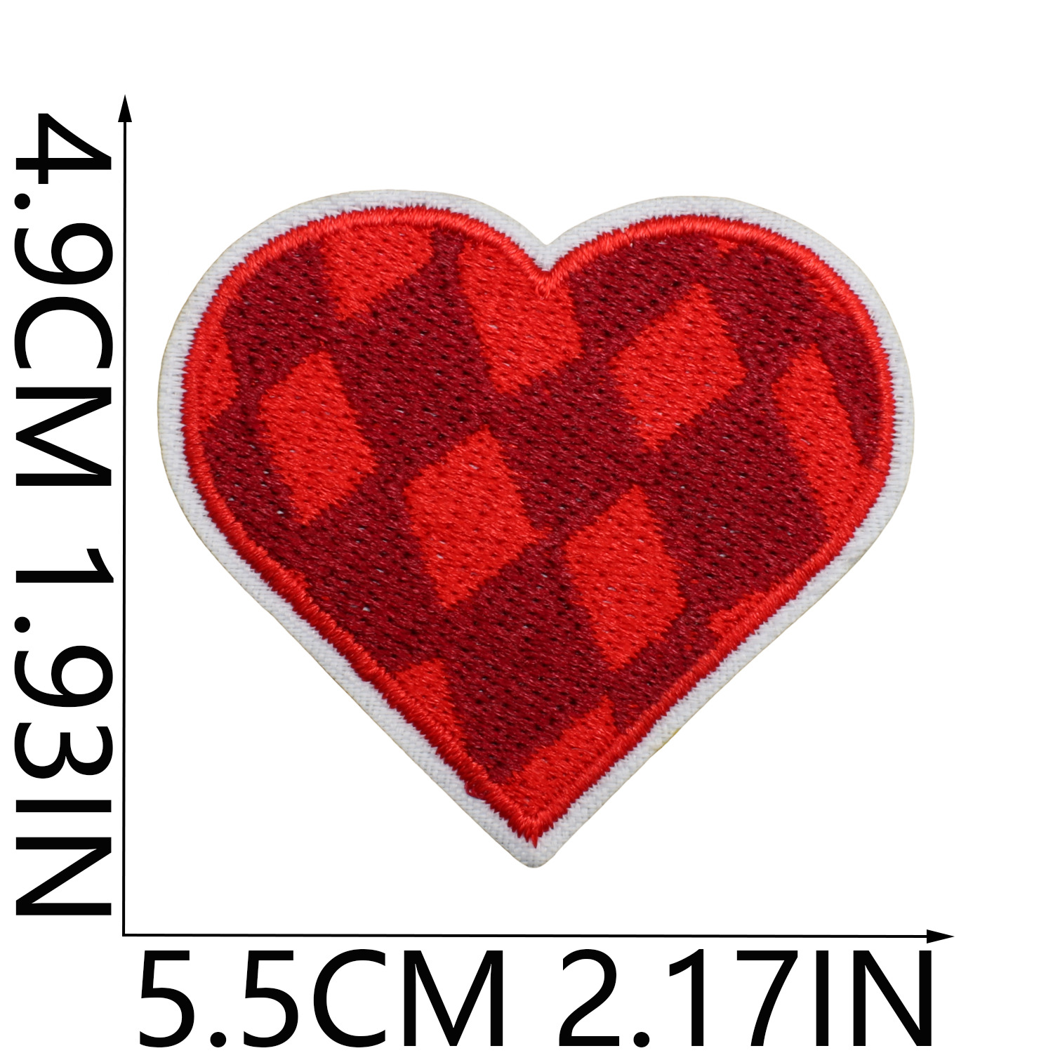 3g Weight Clothing Sticker Patches Classification 1 Piece Quantity Dacron thread Material Valentine'S Day Festival Heart Shape Pattern Casual, Elegant, Simple Style Style Embroidery Craft 1 Piece Casual Elegant Simple Style Heart Shape Dacron Thread Clothing Sticker Patches 5