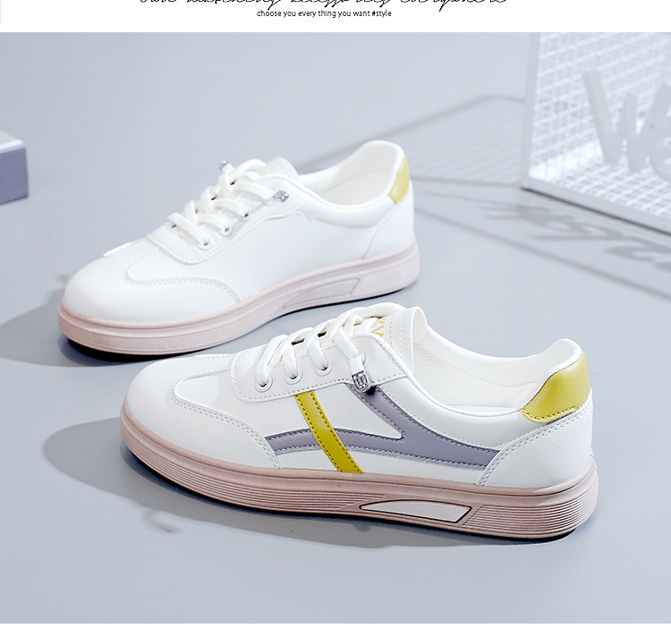 Kleine Witte Schoenen Dames S Lente Nieuwe Sport Koreaanse Versie Alle Match Student Platte Casual D_voghion.com